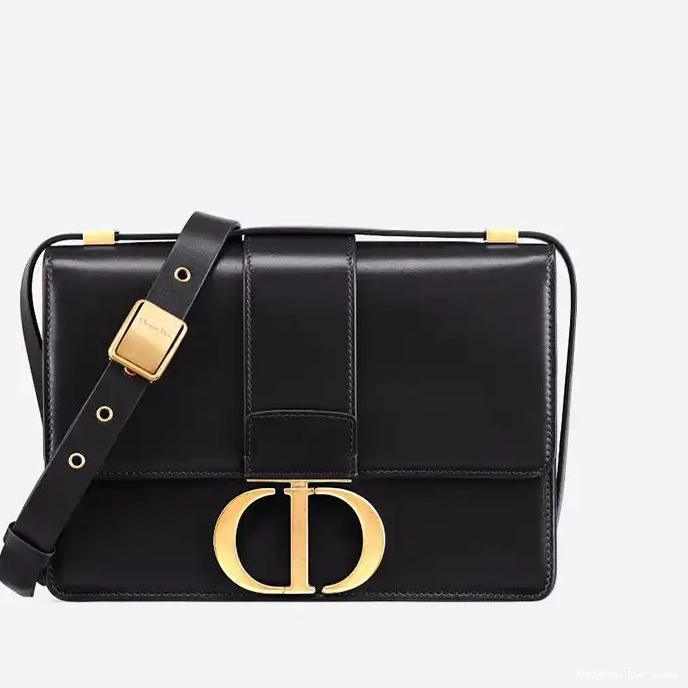 Calfskin 30 Box Montaigne Dior Black Bag 0322 Luxury
