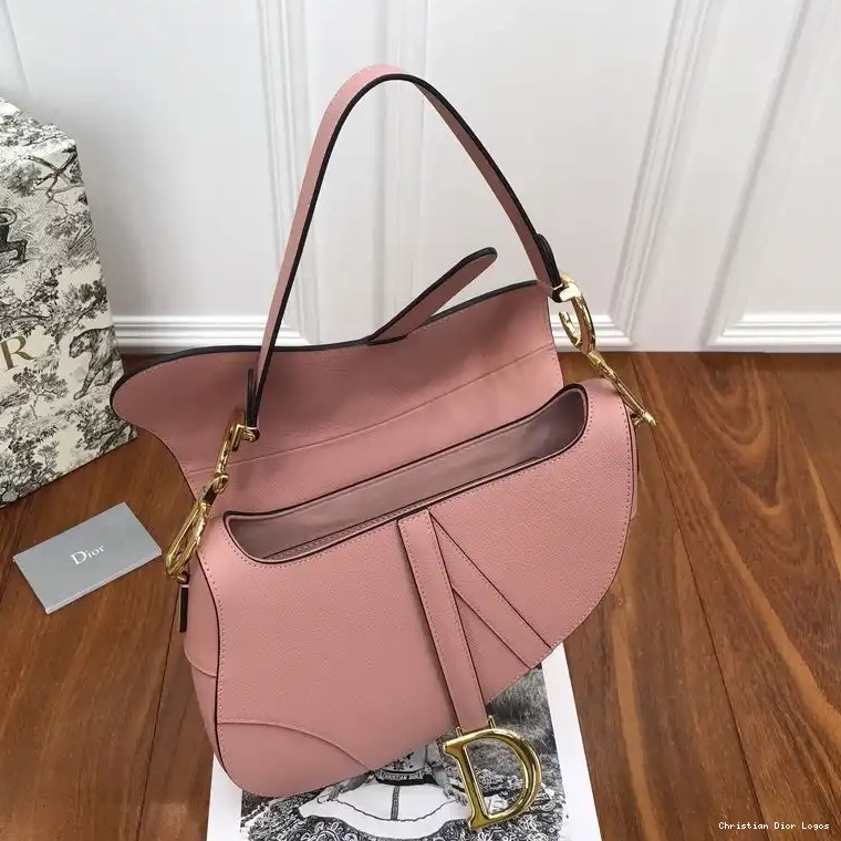 Cheap Calfskin Grained Dior Saddle Bag Pink 0316 Luxury