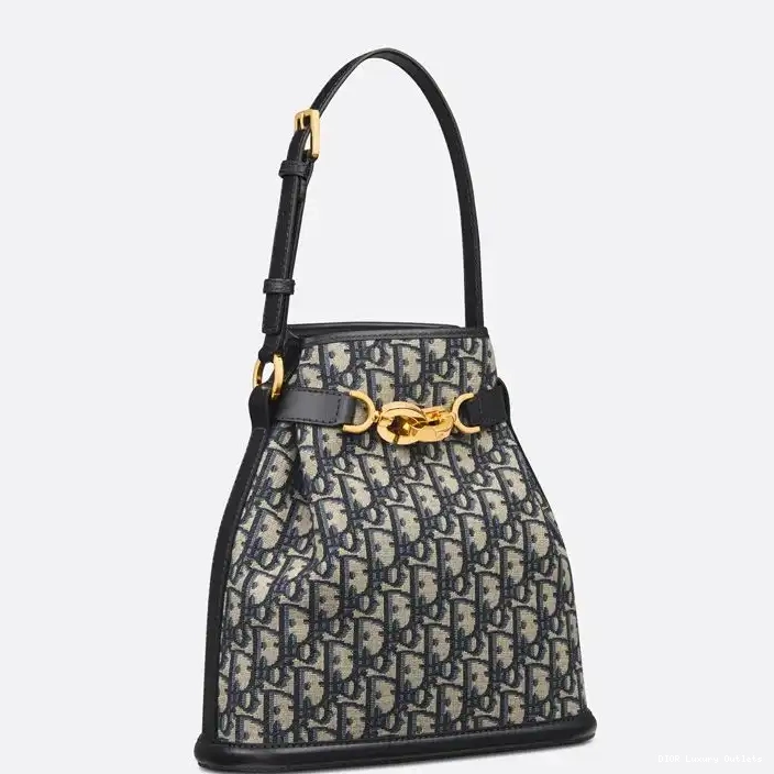 Cheap Oblique Bag Medium Motif Canvas Dior C'est Blue 0315 Luxury