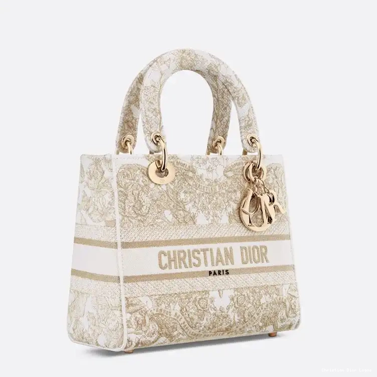 Cheap Around Bag Canvas D-lite Gold Medium Butterfly Motif World White Lady The 0322 Luxury