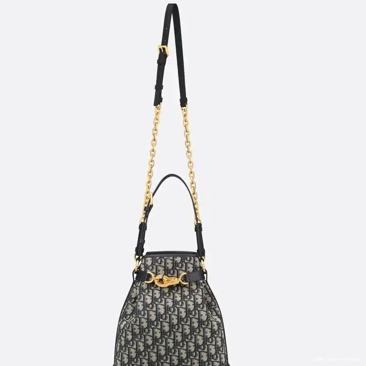 Cheap Oblique Bag Medium Motif Canvas Dior C'est Blue 0315 Luxury