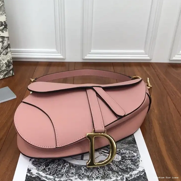 Cheap Calfskin Grained Dior Saddle Bag Pink 0316 Luxury