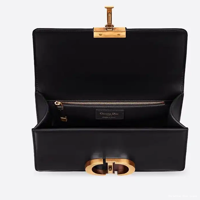 Cheap Calfskin 30 Box Montaigne Dior Black Bag 0322 Luxury