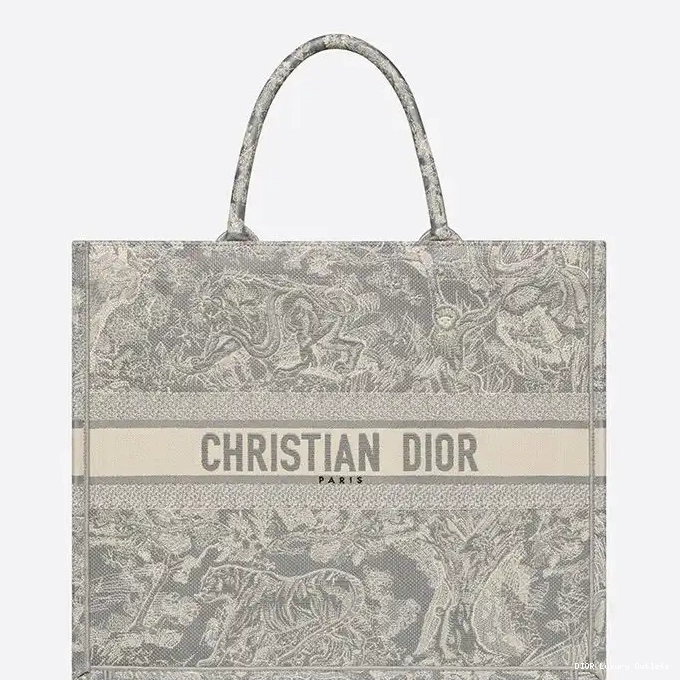 Motif Dior De Canvas Jouy Grey Tote Toile Book 0315 Luxury