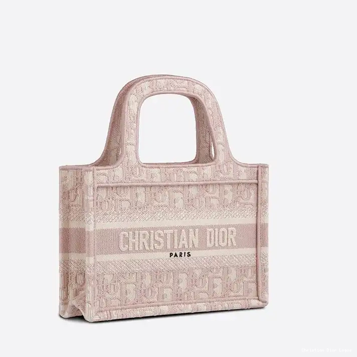 Cheap Tote Dior Book Pink Canvas Mini Motif Oblique 0321 Luxury