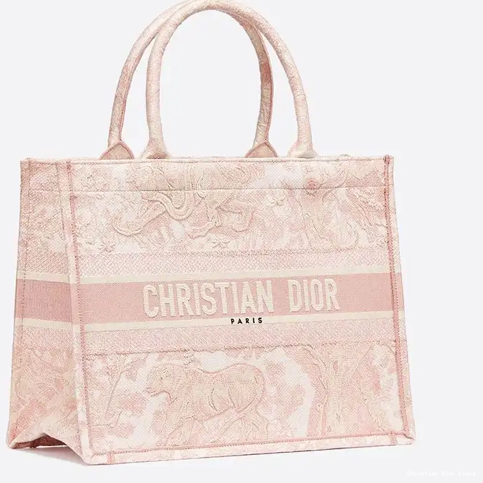 Cheap De Jouy Toile Pink Dior Book Canvas Tote Motif 0315 Luxury