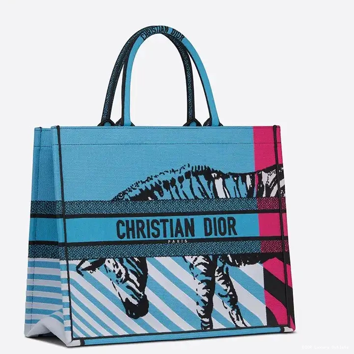 Cheap Motif D-Jungle Tote Pop Canvas Dior Book Rose Blue 0321 Luxury