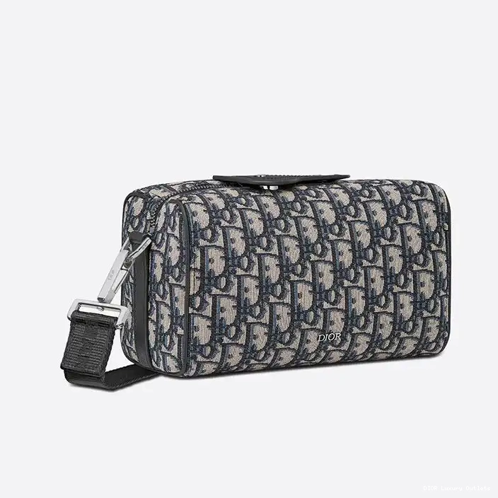 Cheap Blue 22 Lingot Motif Oblique Bag Canvas Dior 0319 Luxury