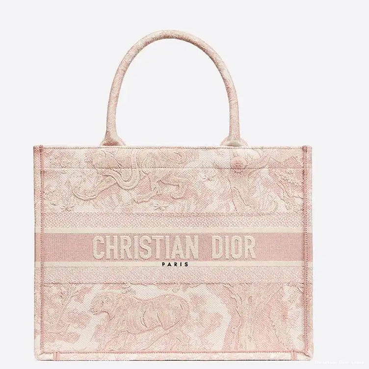 Cheap De Jouy Toile Pink Dior Book Canvas Tote Motif 0315 Luxury
