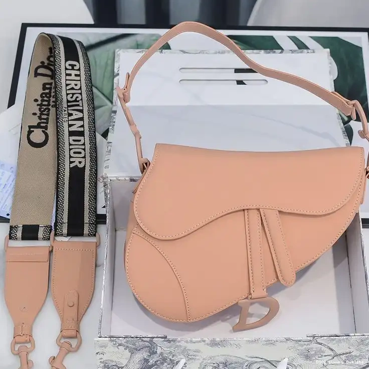 Saddle Pink Bag Calfskin Ultramatte Dior 0319 Luxury