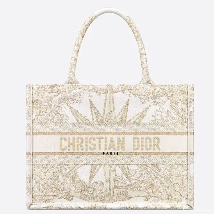 Cheap Reve d'Infini Dior Motif Tote Canvas White Book 0318 Luxury