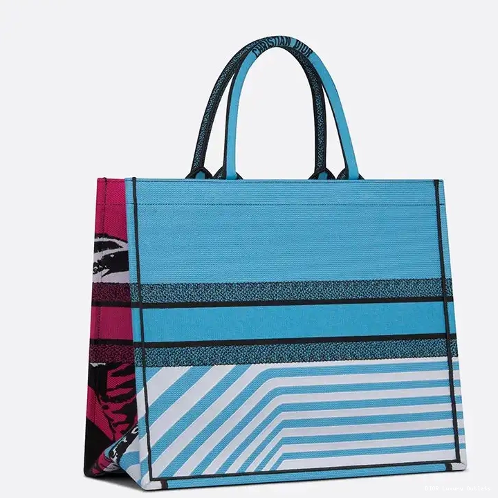 Cheap Motif D-Jungle Tote Pop Canvas Dior Book Rose Blue 0321 Luxury