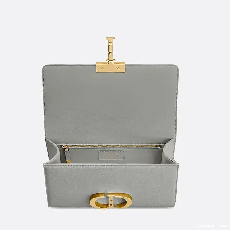 Cheap Grey Calfskin Montaigne Bag 30 Grained Dior 0318 Luxury