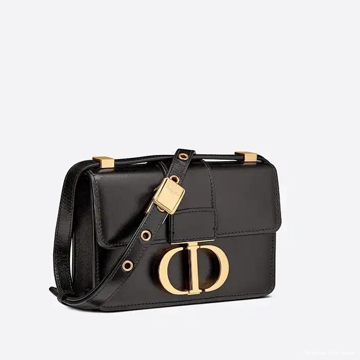 Cheap Black 30 Micro Bag Montaigne Box Calfskin Dior 0315 Luxury
